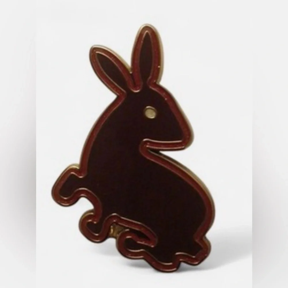 PINTRILL x COACH Pretty Bunny Enamel Pin | NWOT - Picture 1 of 4
